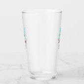 Verre Gradué ajouter nom monogramme vert rose simple min (Droite)