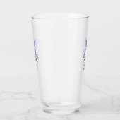 Verre Gradué ajouter nom monogramme violet simple m mini (Droite)