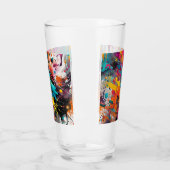 Verre Graffiti éclaboussé de chaos vif (Gauche)