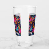 Verre Graffiti éclaboussé de chaos vif (Gauche)