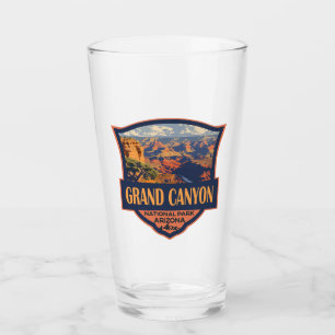 Verre Grand Canyon National Park Illustration Travel Art