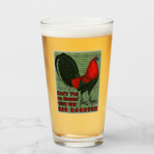 Verre Grand Coq Rouge
