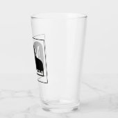 Verre Grand Piano Monogram Pianiste Noir et Blanc Clas (Gauche)