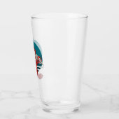 Verre Grand requin blanc et calmar géant (Gauche)
