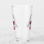 Verre Grand requin blanc moyen dessin animé (Gauche)