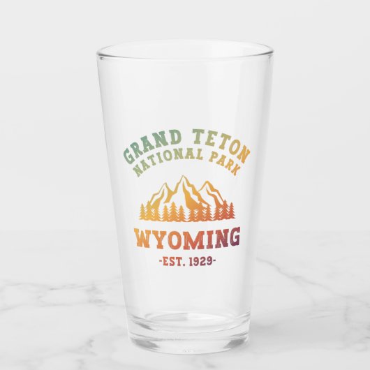 Verre Grand Teton National Park Wyoming USA Gradient (Devant)