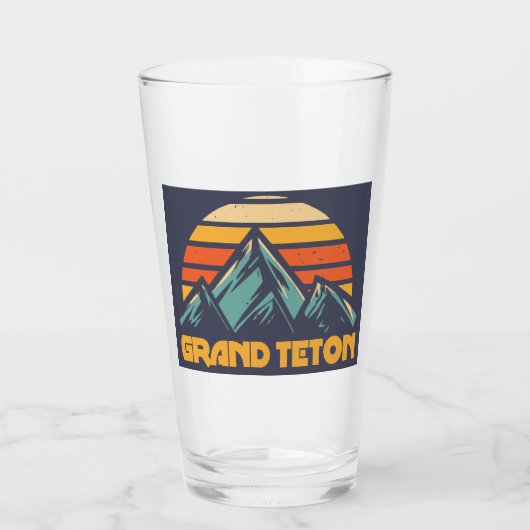 Verre Grand Teton Rétro Turquoise (Devant)