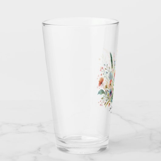 Verre Grandir en Grace floral (Droite)