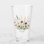Verre Grandir en Grace floral (Devant)