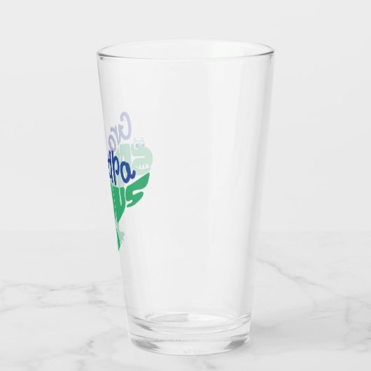Verre Grandpa Saurus Graphisme (Gauche)