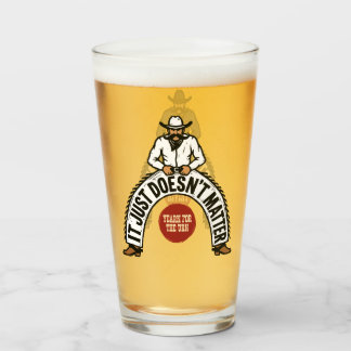 Verre Grands Cowboys Blancs & Noirs