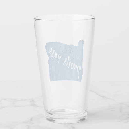 Verre Grant Pass Grain de bois de l'Oregon (Dos)