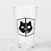 Verre Graphique de chat de Schrödinger (Devant)