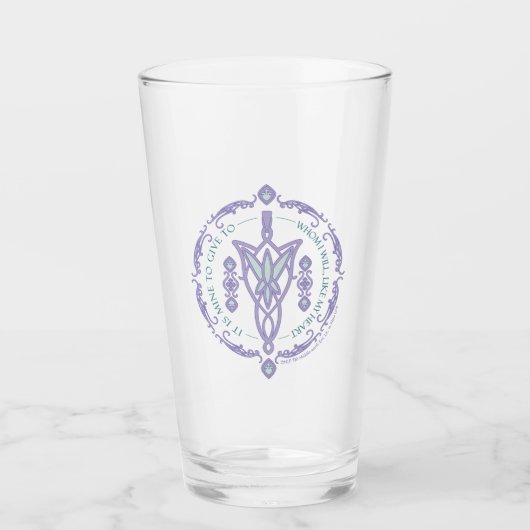 Verre Graphique de citation ARWEN™ Evenstar (Devant)