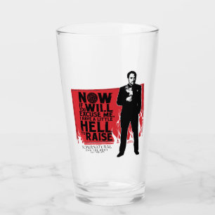 Verre Graphique de citation de Crowley surnaturelle