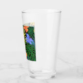 Verre Graphique de fleur d'Aloha de Hawaii tropical (Gauche)