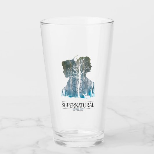 Verre Graphique de la forêt surnaturelle de Winchester B (Devant)