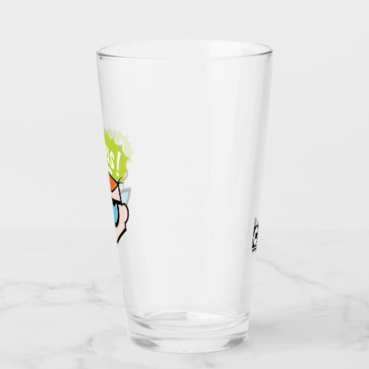 Verre Graphique de légende Dexter "Genius" (Gauche)