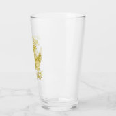 Verre Graphique du bouclier ailé HOGWARTS™ (Gauche)