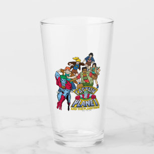 Verre Graphique du logo Captain Planet & Planeteers Grou