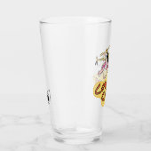 Verre Graphique du logo de la vache et du poulet (Droite)