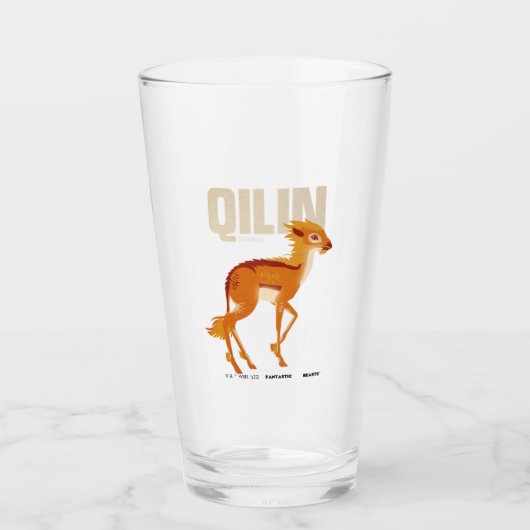 Verre Graphique Vintage Qilin (Devant)