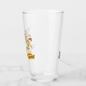 Verre Graphisme de la vache et du poulet (Gauche)