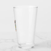 Verre Graphisme de mode de rue de dessin animé de chien (Gauche)