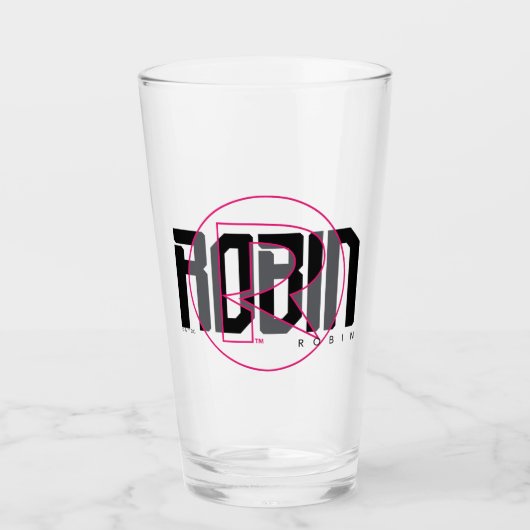 Verre Graphisme Nommé Robin Hi-Tech (Devant)