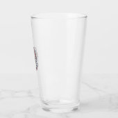 Verre Graphisme vectoriel de fierté de petite ville du M (Gauche)