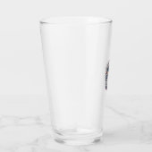 Verre Graphisme vectoriel de fierté de petite ville du M (Droite)
