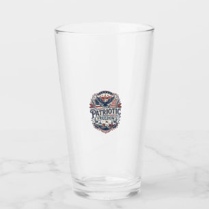 Verre Graphisme vectoriel de fierté de petite ville du M