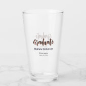 Verre Gras type simple noir classe moderne graduation (Dos)