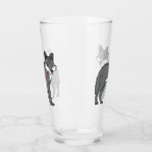 Verre Gray wolf with pipe cartoon (Gauche)