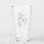 Verre Green Gold Glitter Shamrock St. Patrick's Day (Dos)