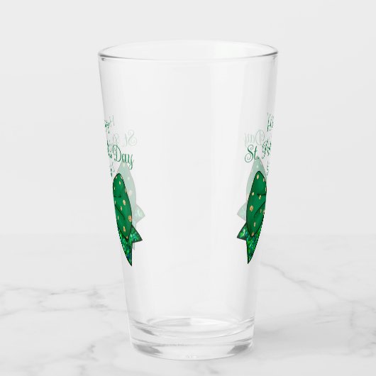Verre Green Happy St. Patrick's Day 2024 (Droite)