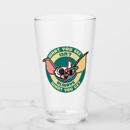 Verre Gremlins | Ce que vous voyez n'est pas toujours ce (Devant)