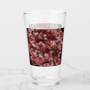 Verre Grenat Andradite et Cristal de Calcite personnalis