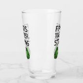 Verre Grenouilles Ensemble Fortes Protestation de Grenou (Gauche)