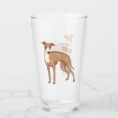 Verre Greyhound dog (Dos)