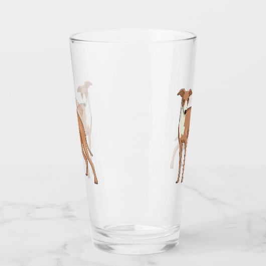 Verre Greyhound dog (Gauche)