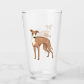 Verre Greyhound dog (Devant)