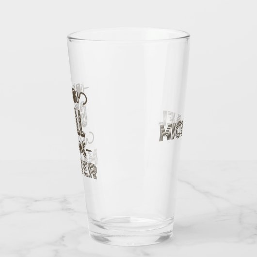 Verre Grill Master avec nom (Gauche)