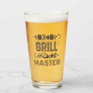 Verre Grill Master avec nom