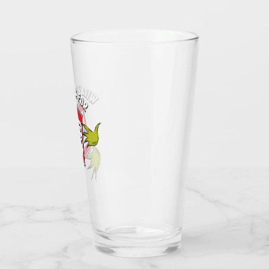 Verre Grinch classique | Fonctionnera pour le devis de h (Gauche)