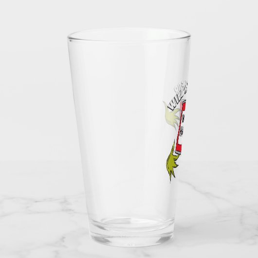 Verre Grinch classique | Fonctionnera pour le devis de h (Droite)