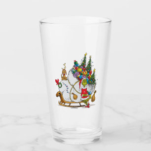 Verre Grinch classique   Grinch & Max avec Sleigh