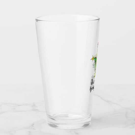 Verre Grinch classique | Naughty (Droite)