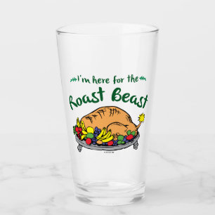 Verre Grinch   Je suis ici pour la bête rôtie Citation