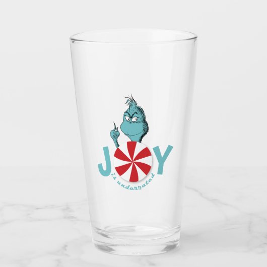 Verre Grinch | La joie est sous-estimée (Devant)
